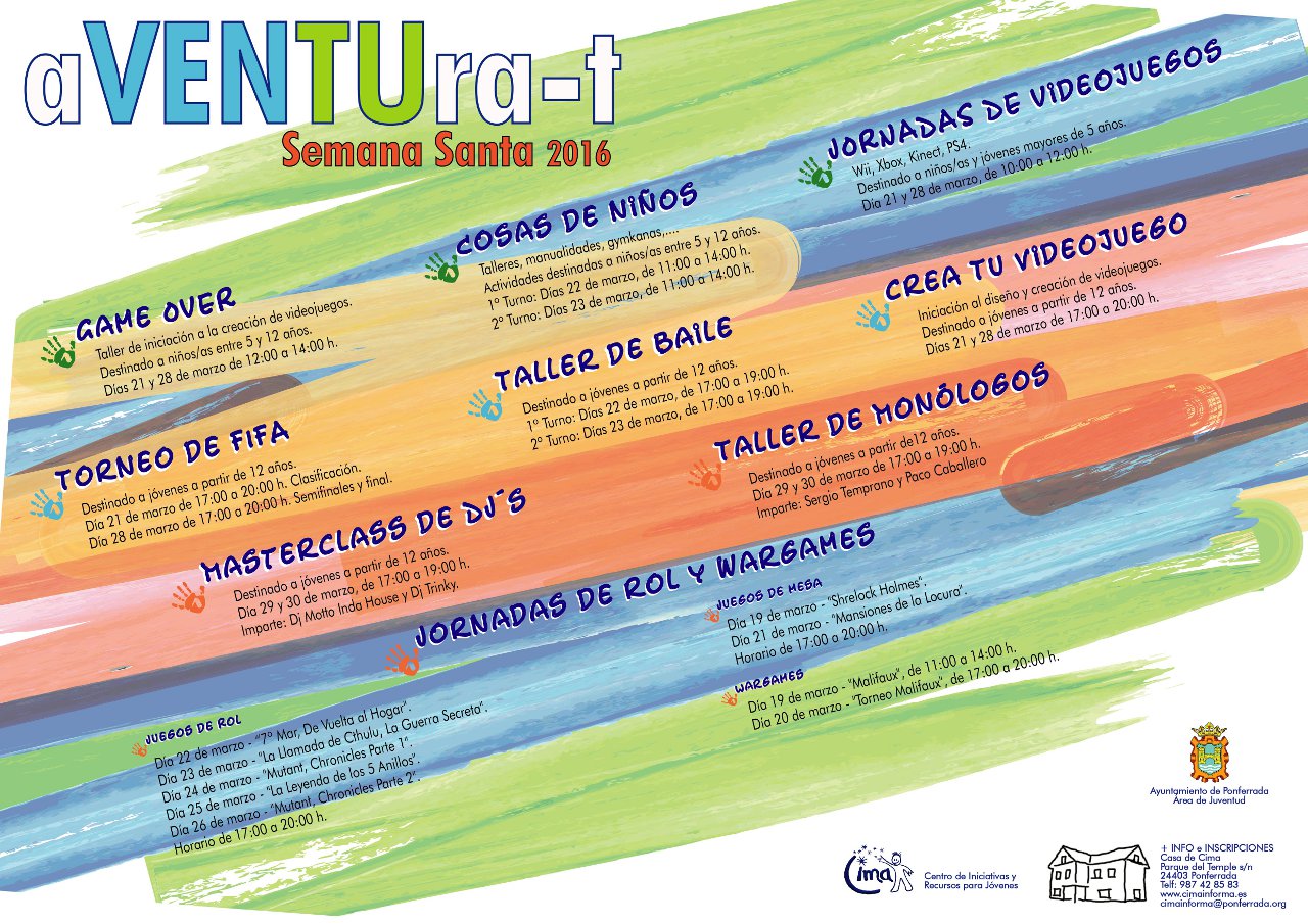 Cartel aventura-t SEMANA SANTA 2016 G