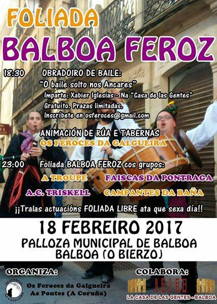 Balboa se llena de música tradicional con la '4ª Foliada Balboa Feroz' 2
