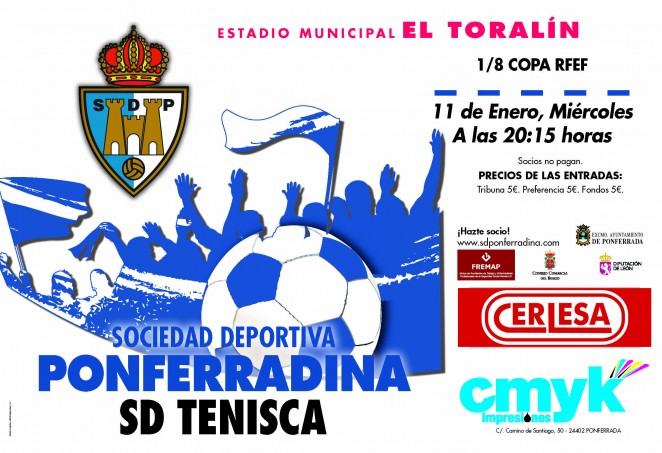 Fútbol Copa RFEF: SD Ponferradina - SD Tenisca 2