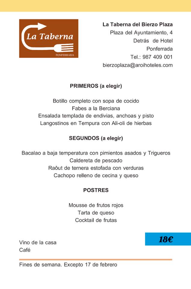 Jornadas Gastronómicas de Invierno del 17 de febrero al 26 de marzo. Consulta los menús 9