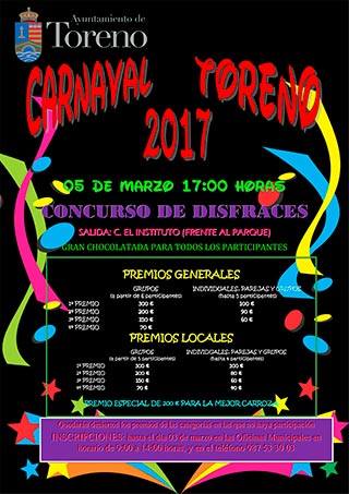 Concurso de disfraces y Carnaval Toreno 2017 2