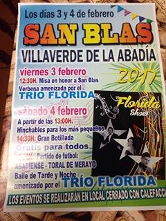 Fiestas de San Blas en Villaverde de la Abadía 2