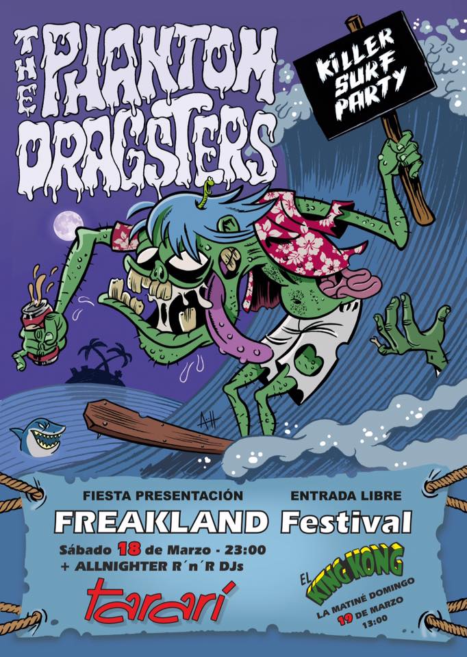 Fiesta presentación del Freakland Festival con Phamton Dragster en Concierto 2