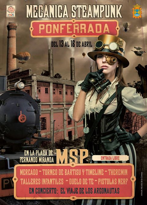 1ª Edición Mecánica Steampunk en Ponferrada 2