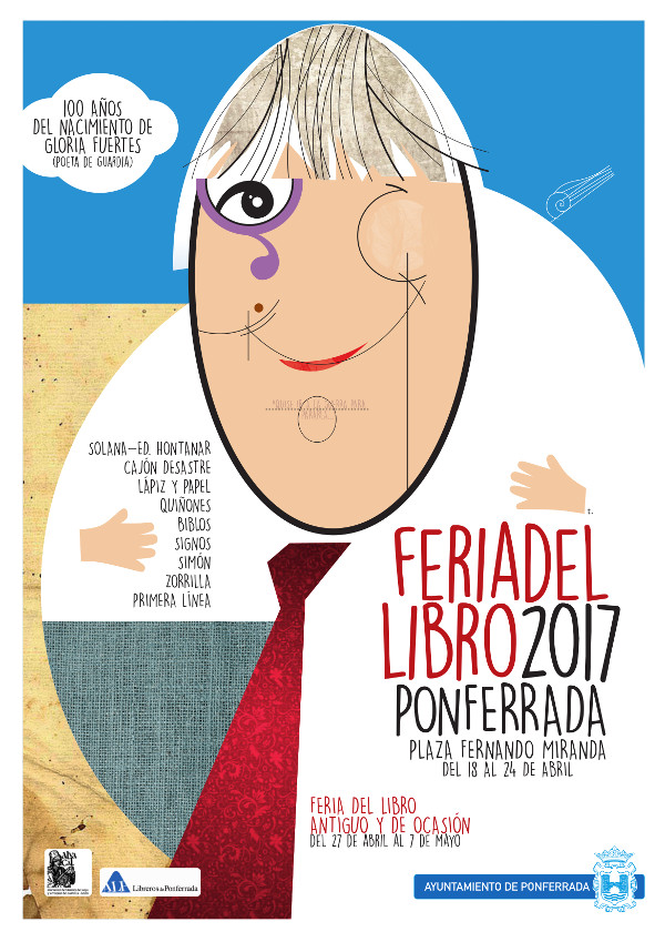 Vuelve la feria del libro 2017 celebrando los 100 años del nacimiento de Gloria Fuertes. 2