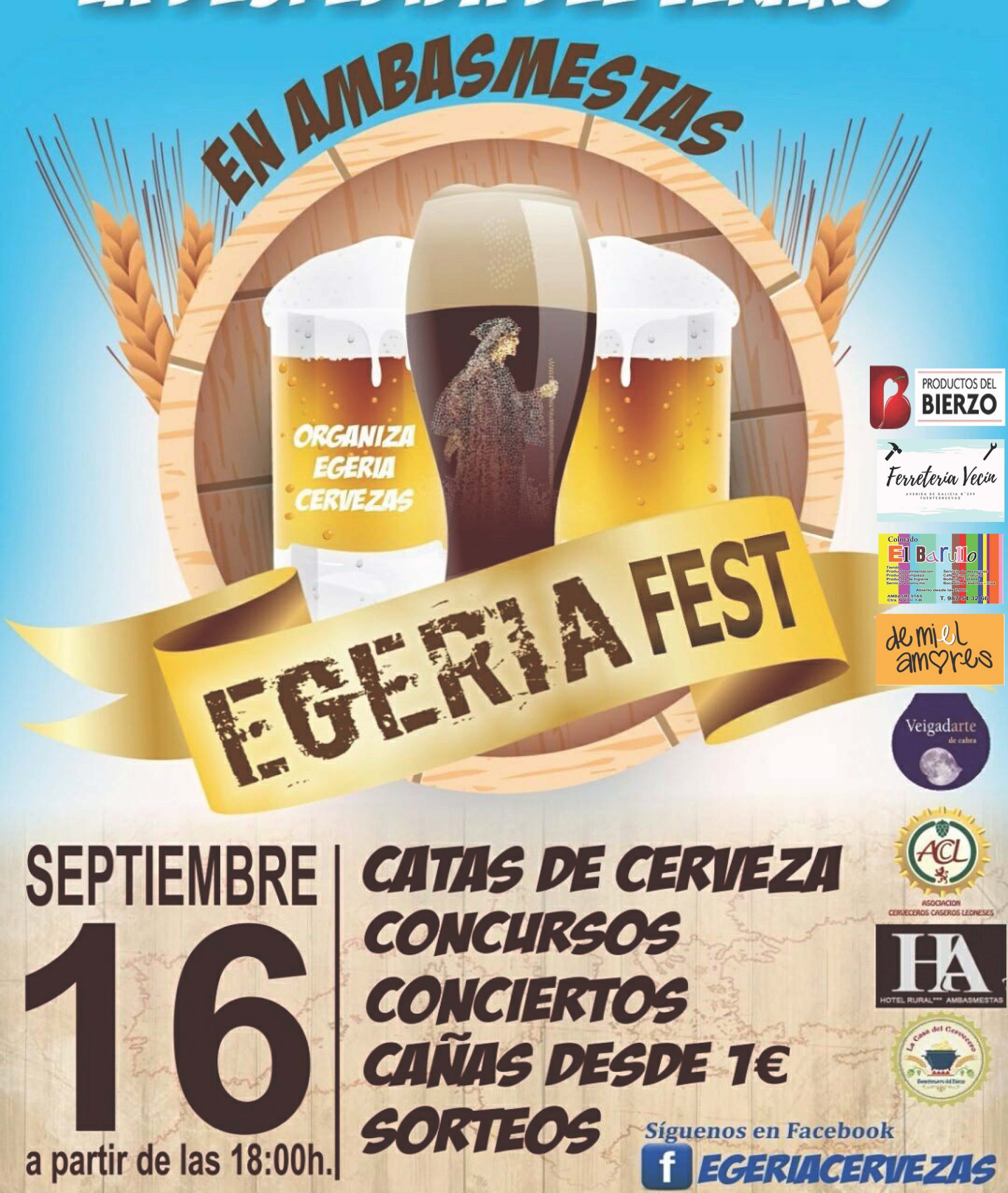 Despide el verano en el 1er 'Egeria Festival' en Ambasmestas. Sábado 16 de septiembre 3