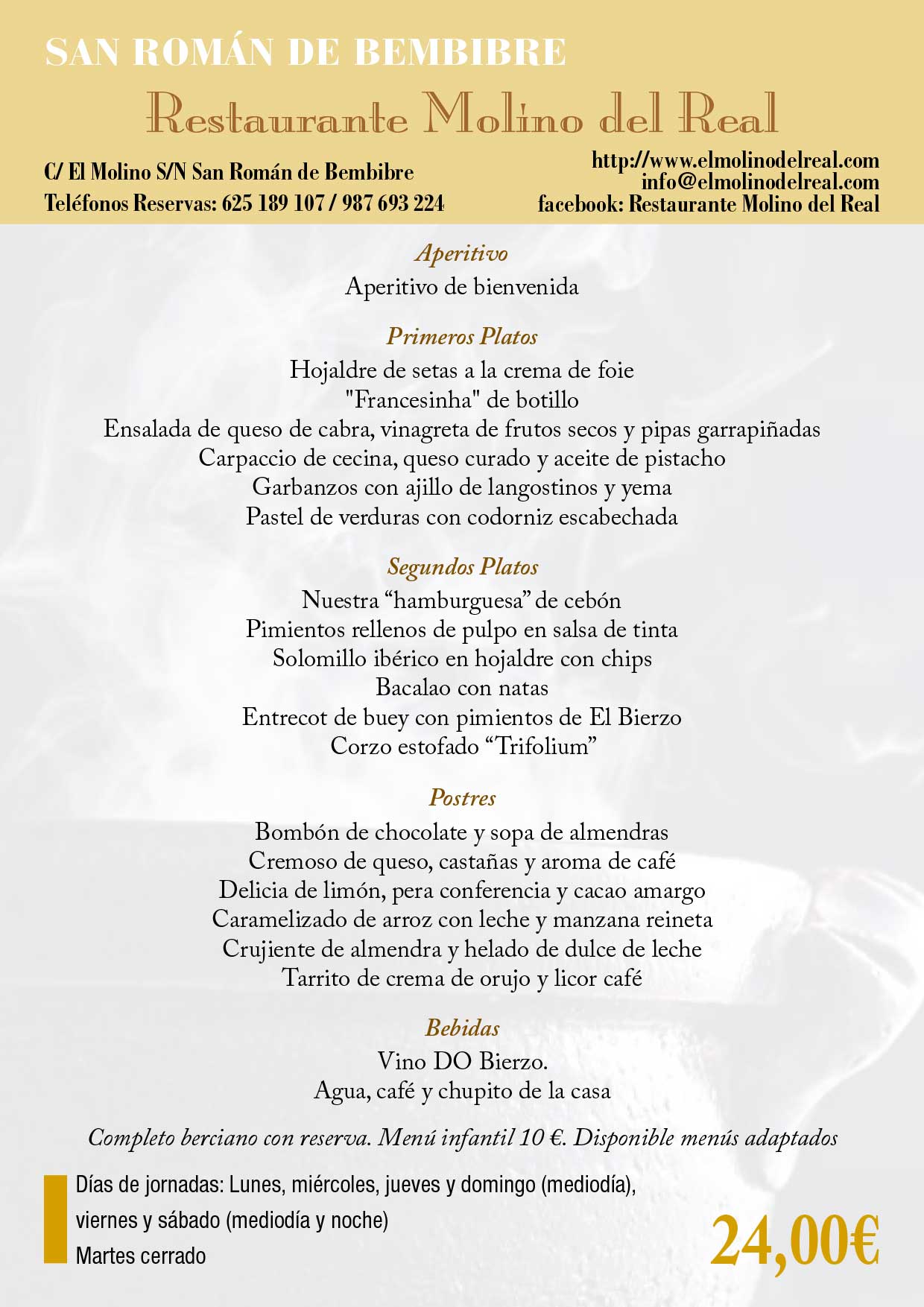 XXXIII Jornadas gastronómicas del Bierzo 2017. Restaurantes participantes 15