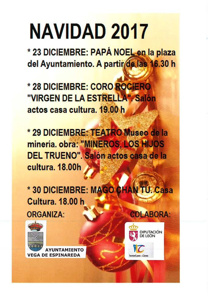 Actividades de Navidad en Vega de Espinareda 2