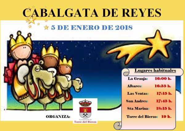 Cabalgatas de los Reyes Magos en el Bierzo. Horario y recorridos 3