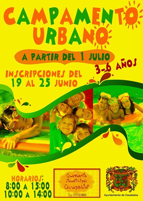 Campamento Urbano en Cacabelos a partir del 1 de julio 2