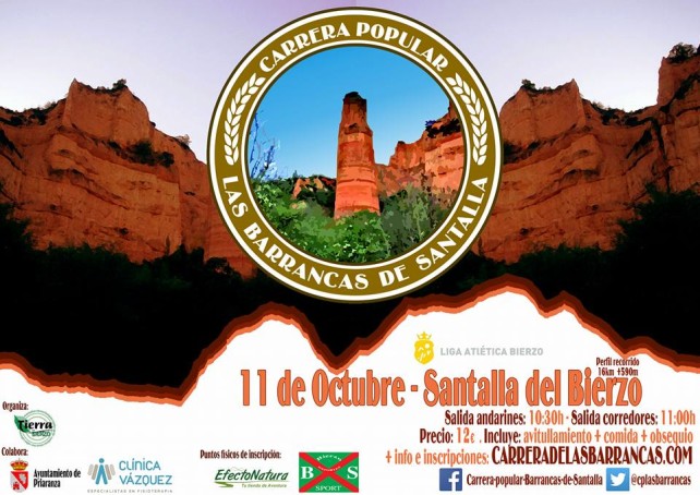Carrera popular las barrancas de Santalla