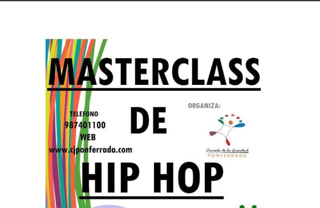 master class de baile Hip hop