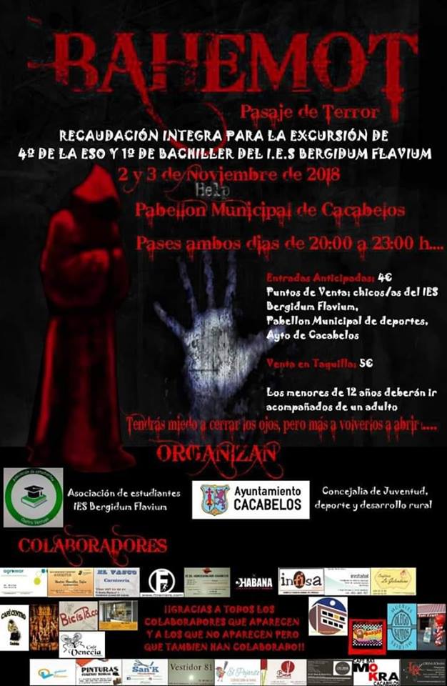 Cacabelos se une a las actividades de Halloween con Bahemot, un pasaje del terror 2