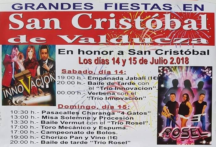 Fiestas patronales de San Cristobal de Valdueza 2
