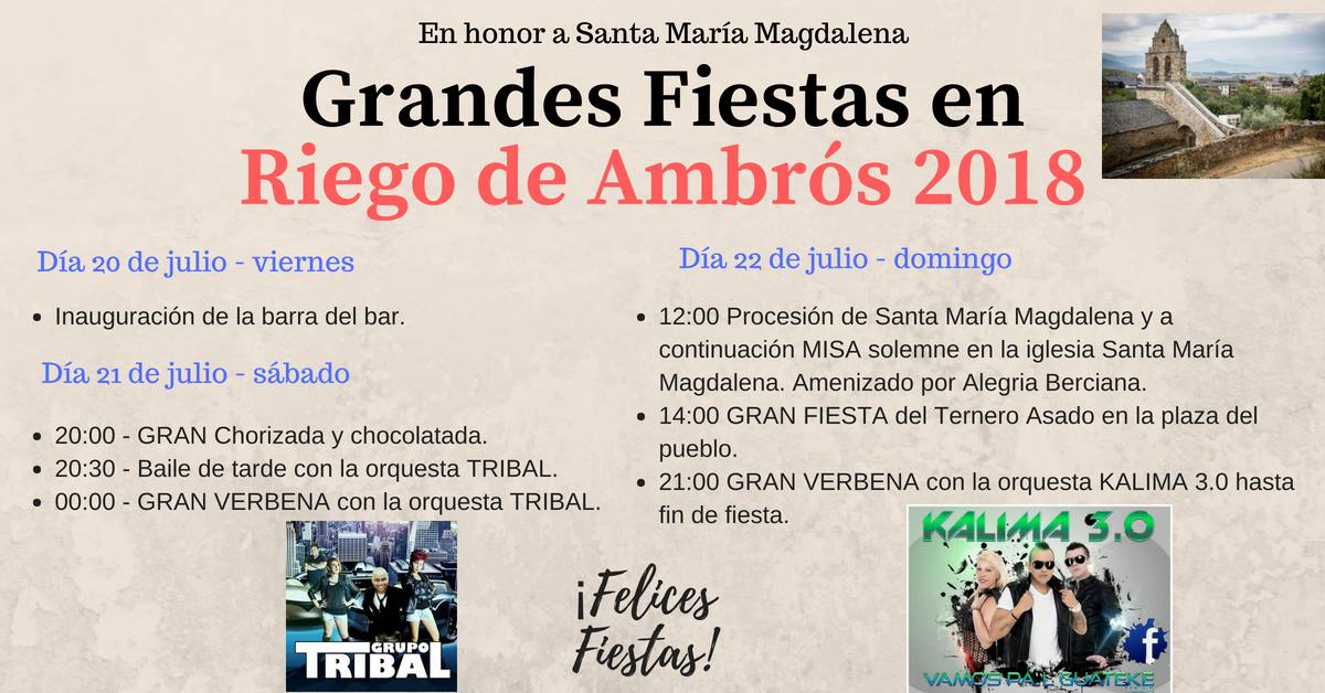 Planes en Ponferrada y El Bierzo para el fin de semana 20 al 22 de julio 2018 9