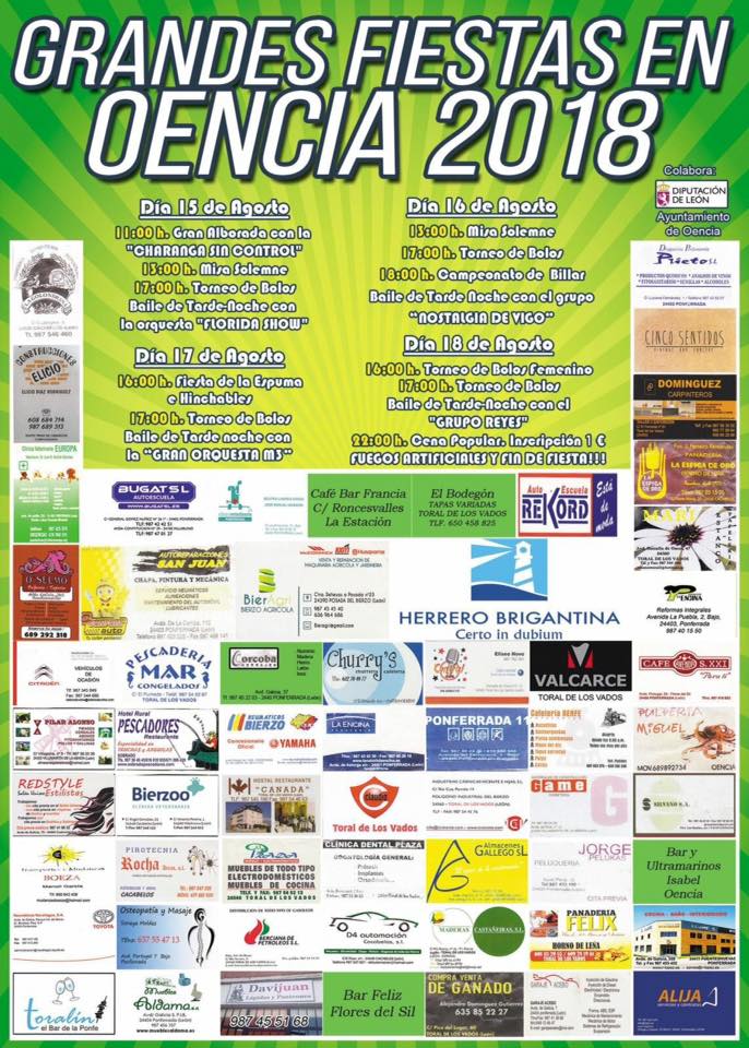 Planes para el fin de semana en Ponferrada y El Bierzo 17 al 19 de agosto 2018 12