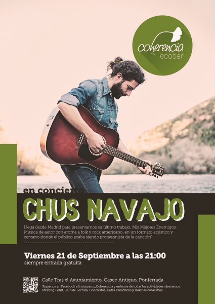 El madrileño Chus Navajo se presenta este viernes en Ponferrada 2