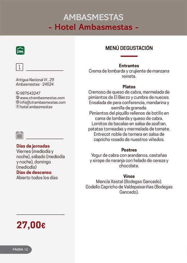 Las Jornadas Gastronómicas del Bierzo llegan a su 34 edición 59