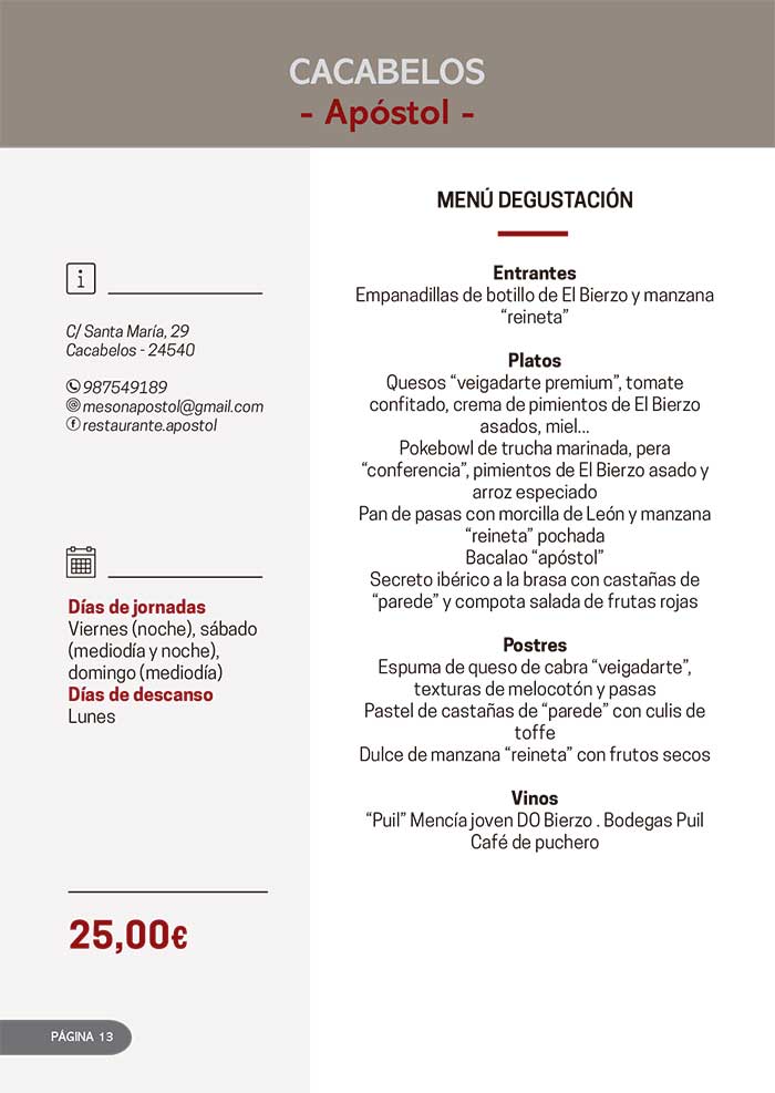 Las Jornadas Gastronómicas del Bierzo llegan a su 34 edición 3