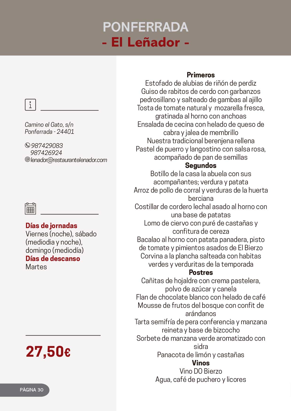 Las Jornadas Gastronómicas del Bierzo llegan a su 34 edición 73