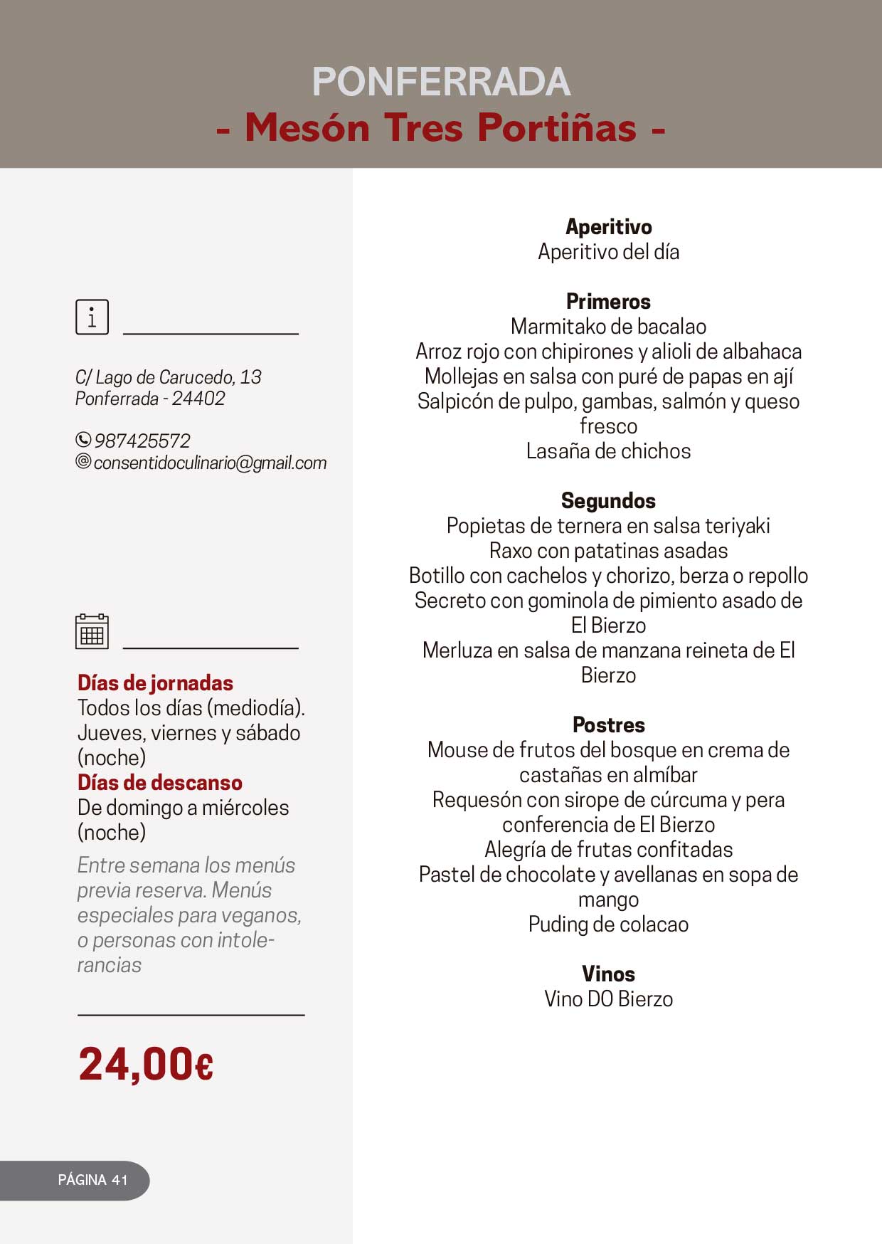 Las Jornadas Gastronómicas del Bierzo llegan a su 34 edición 24