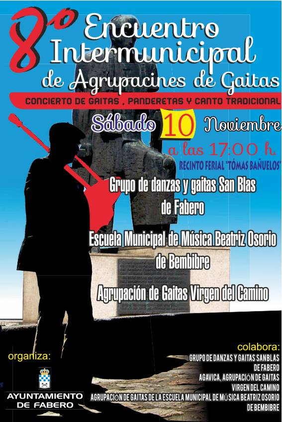 Fabero organiza el 8º Encuentro Intermunicipal de Agrupaciones de Gaitas 2