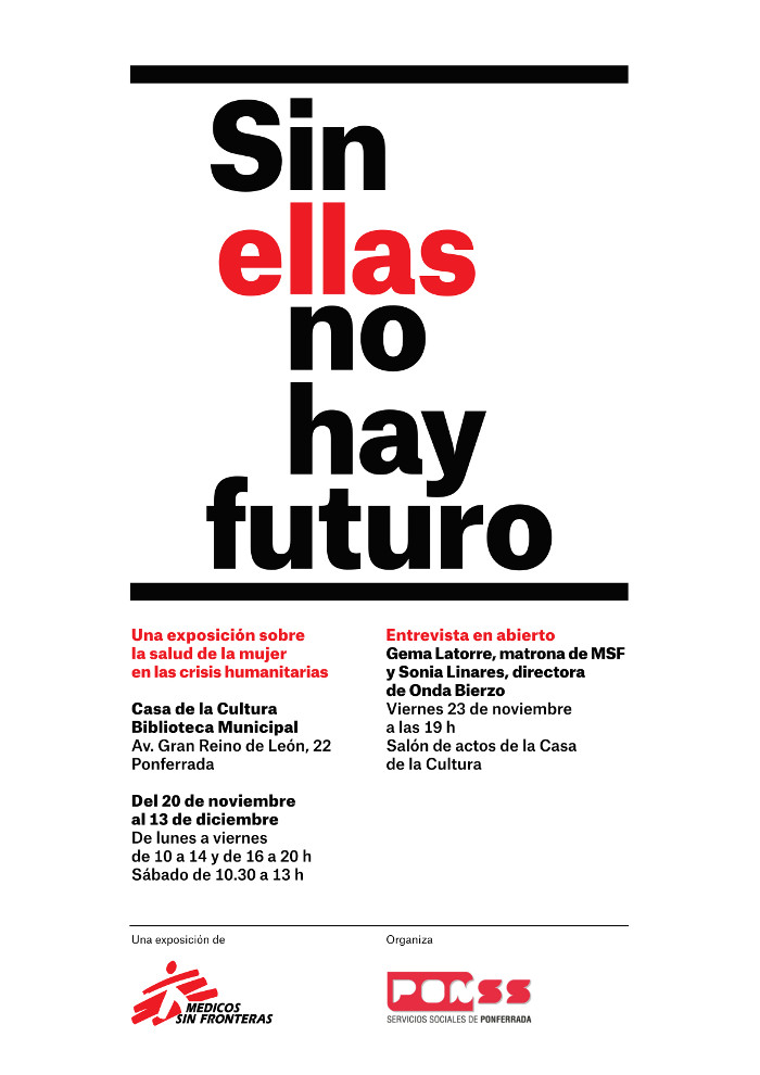 "Sin ellas no hay futuro", una exposición sobre la salud de la mujer en las crisis humanitarias