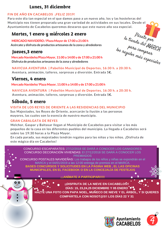 Navibelos 2018, actividades para las fiestas navideñas en Cacabelos 4