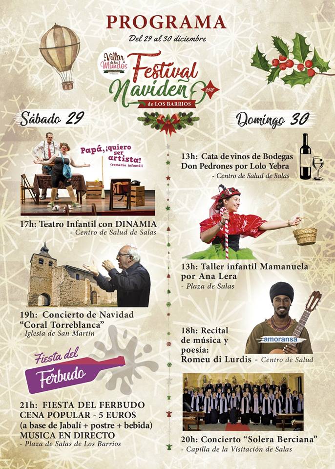 Festival navideño en Salas de los Barrios 2