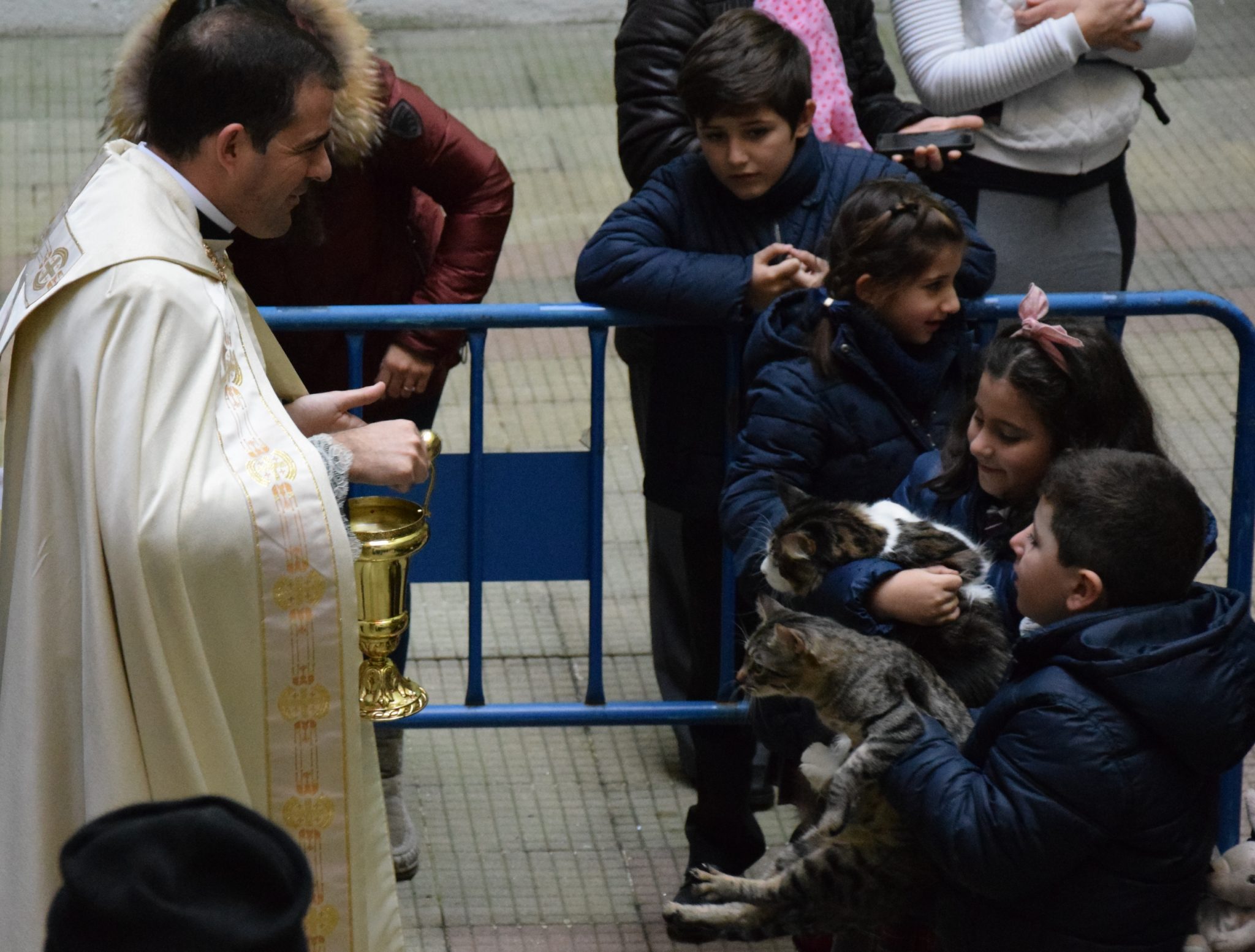 Mascotas y alumnos de San Ignacio celebraron la festividad de San Antón 8