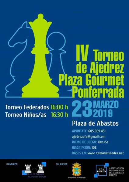 Plaza Gourmet organiza este sábado la 4ª edición del Torneo de Ajedrez 2