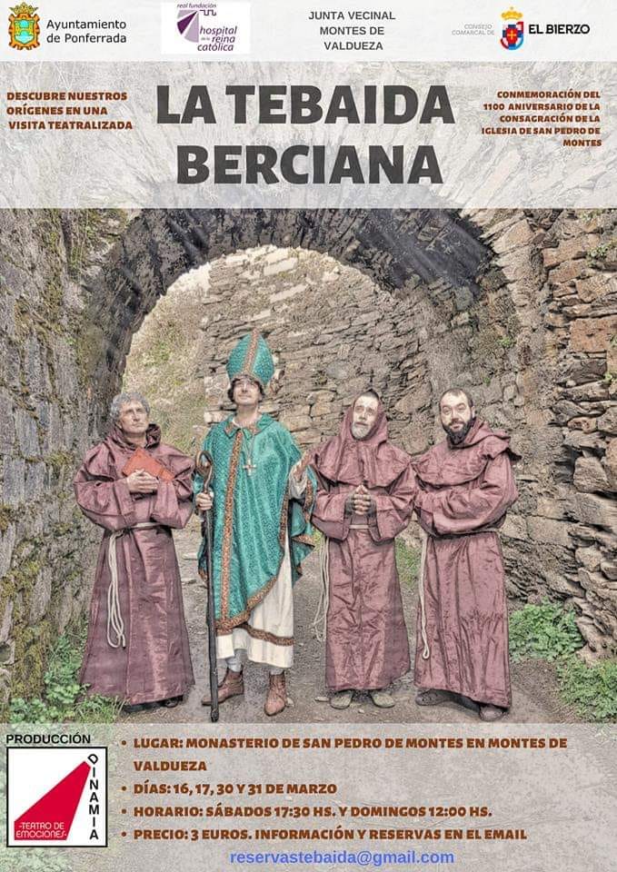 Visitas teatralizadas al Monasterio de Montes por La Tebaida Berciana 2