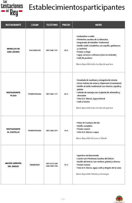 Llega la 4ª Edición de Las Tentaciones del Rey 2019 2