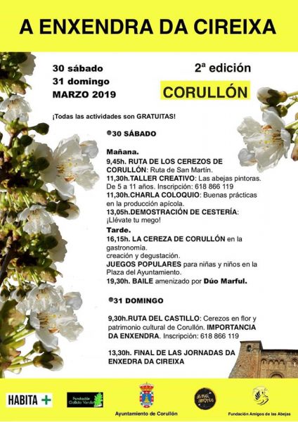 Corullón celebra la "2ª Enxendra da cireixa" con una ruta para disfrutar de la floración de los cerezos y actividades paralelas 2 Corullón celebra la "2ª Enxendra da cireixa" con una ruta para disfrutar de la floración de los cerezos y actividades paralelas 2