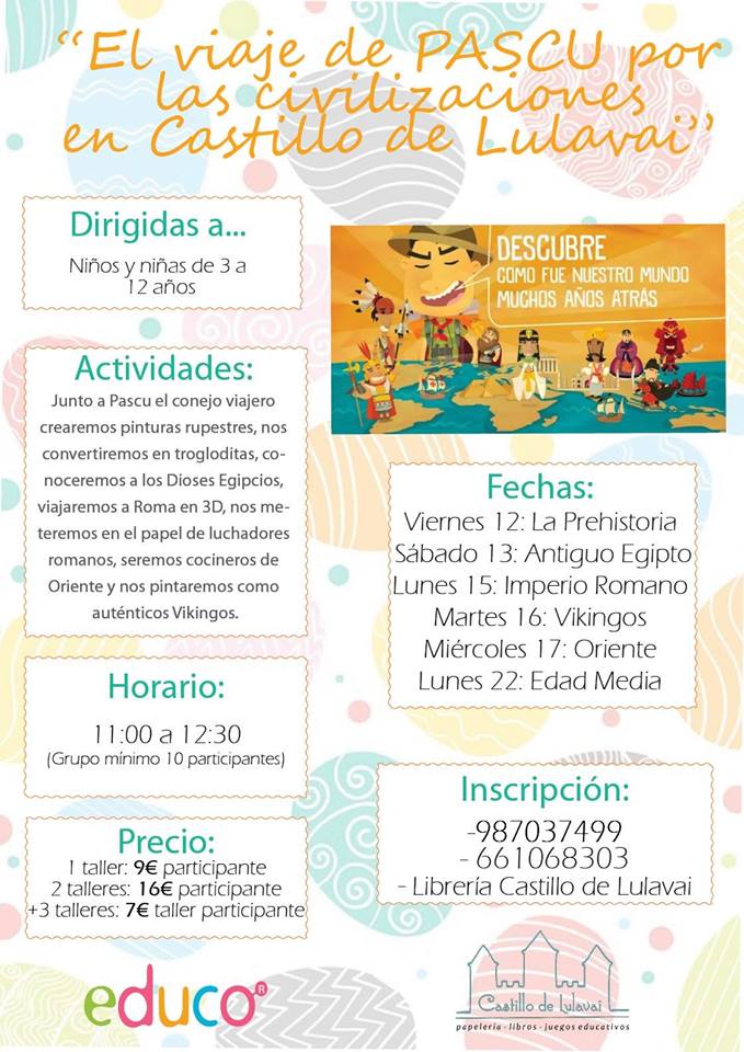 ¿Qué hacer con los niños en las vacaciones de Semana Santa en Ponferrada y El Bierzo 7