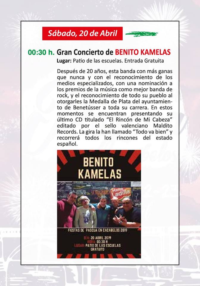 Programa de fiestas de la Pascua de Cacabelos 2019 7 Programa de fiestas de la Pascua de Cacabelos 2019 7