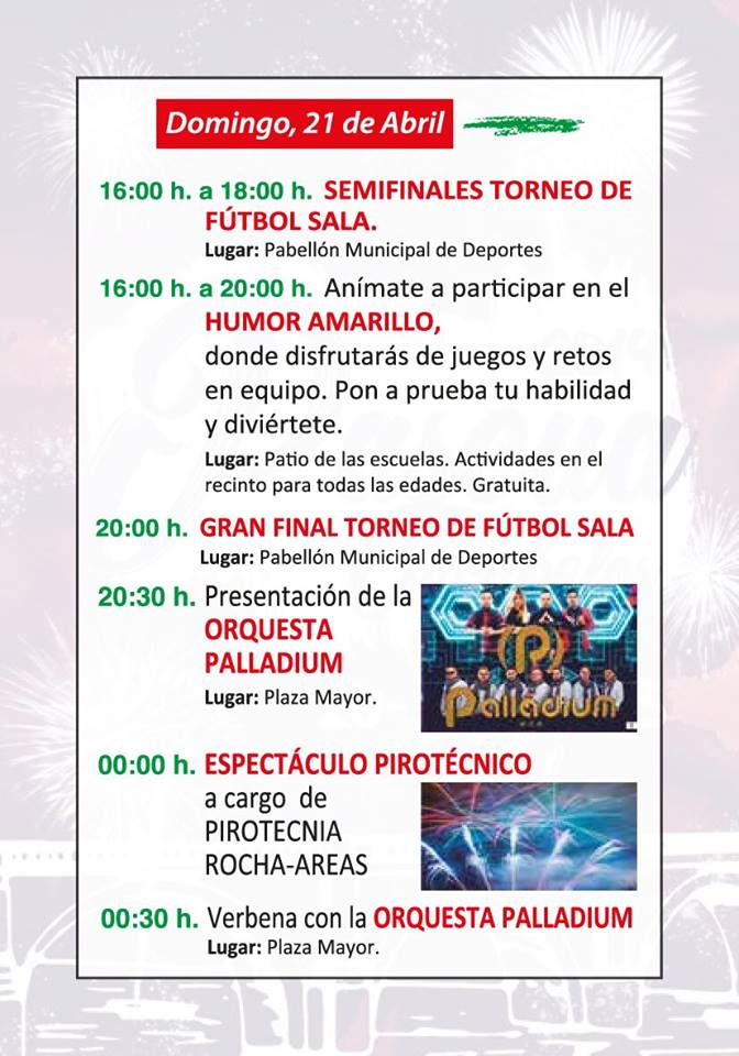Programa de fiestas de la Pascua de Cacabelos 2019 8 Programa de fiestas de la Pascua de Cacabelos 2019 8