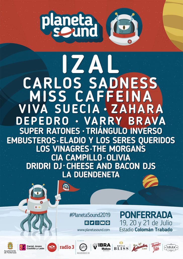 Planeta Sound 2019 - Así queda el cartel del festival ponferradino 2