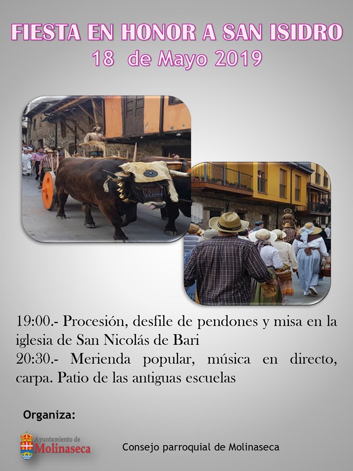 Fiestas en honor a San Isidro 2019 en Molinaseca 2