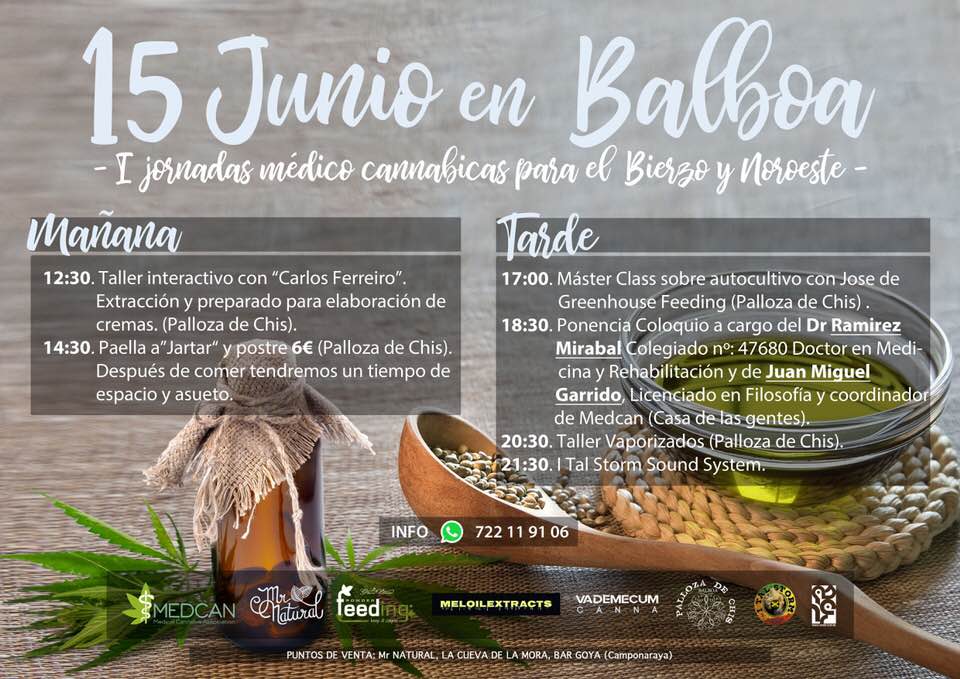 Balboa celebra las I Jornadas medico cannabicas 2