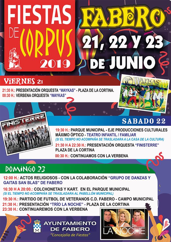 Fiestas del Corpus en Fabero 2019 2