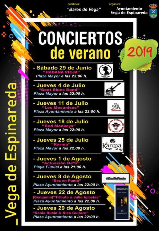 Vega de Espinareda organiza conciertos gratuitos todos los jueves de verano 2