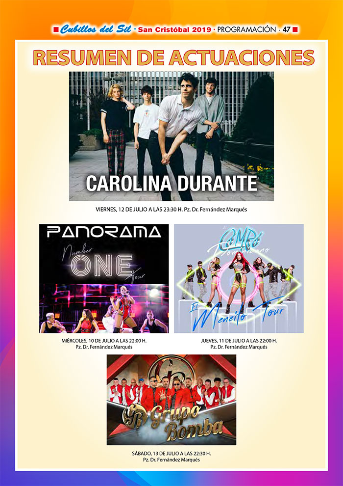 Fiestas de San Cristobal 2019 en Cubillos del Sil. Programa de actividades 8 Fiestas de San Cristobal 2019 en Cubillos del Sil. Programa de actividades 8