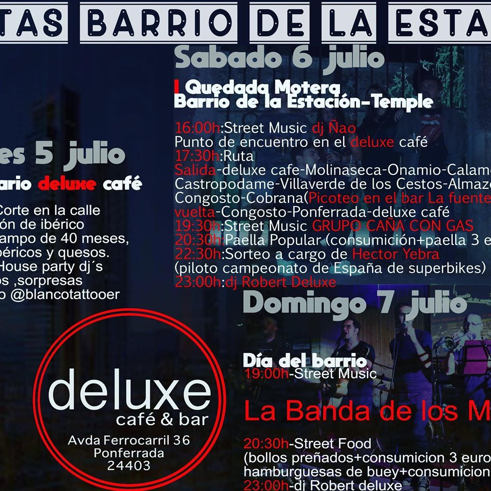 Grandes Fiestas de San Cristobal del barrio de la Estación. 5, 6 y 7 de julio 2