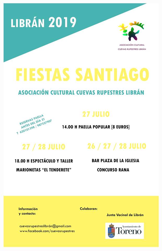 Fiestas de Santiago en Librán. 27 y 28 de julio 2