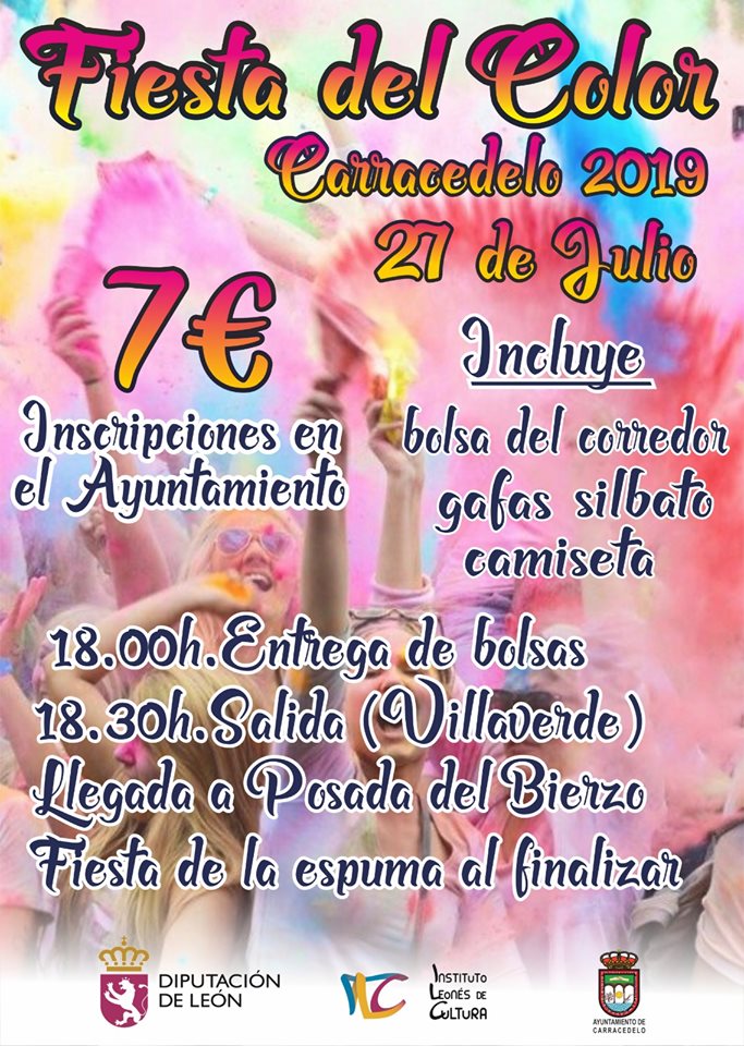 Carracedelo vivirá el sábado su fiesta del color 2