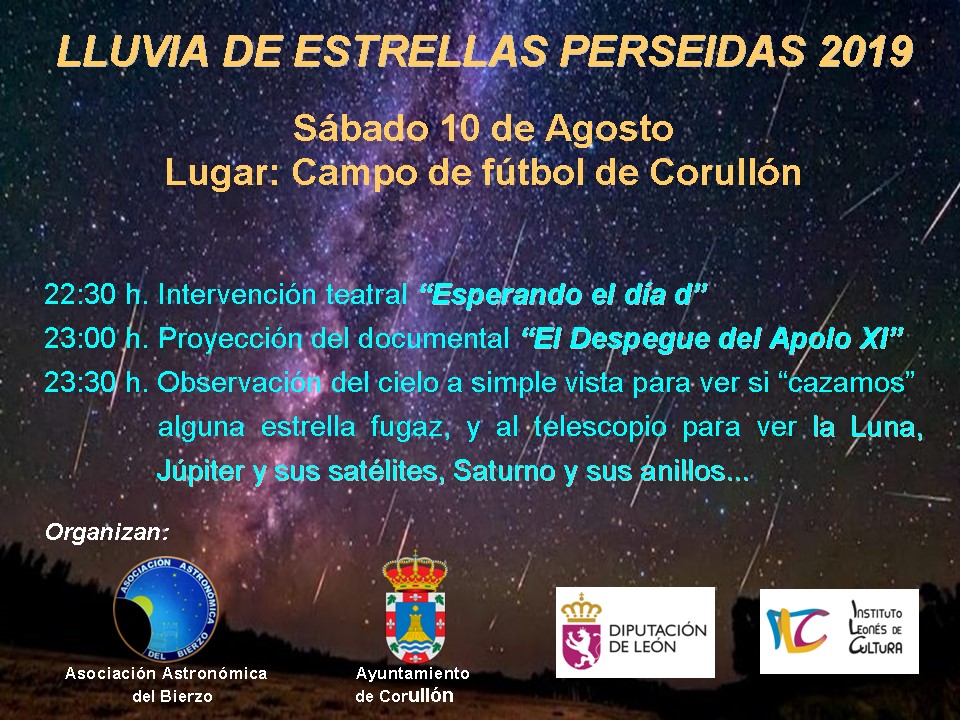 Observación de las perseidas en Corullón con la Asociación Astronómica del Bierzo 2