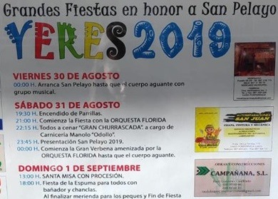 Grandes Fiestas de San Pelayo en Yeres 2019 2