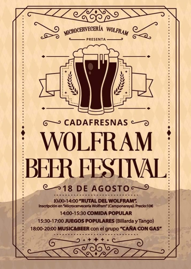 Cadafresnas se divierte en el WOLFRAM BEER FESTIVAL 2