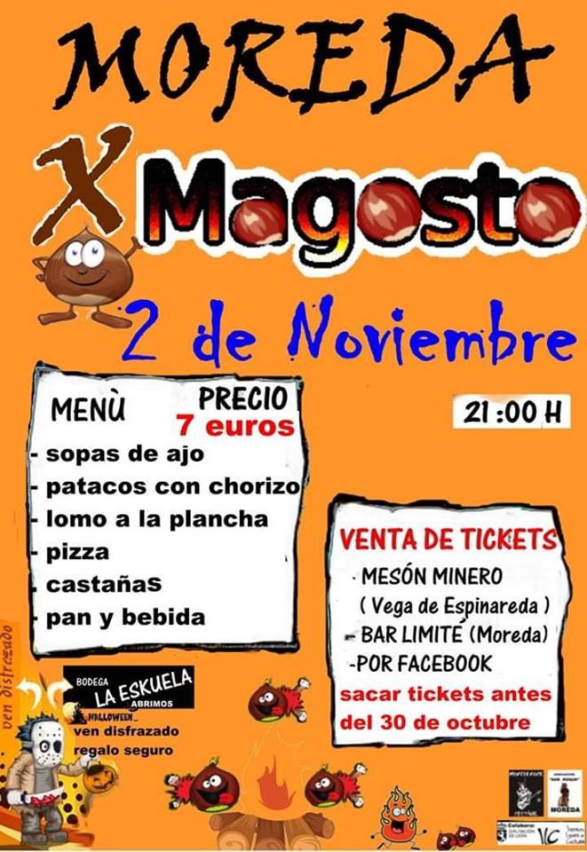 X Magosto popular en Moreda. 2 de noviembre 2019 2 X Magosto popular en Moreda. 2 de noviembre 2019 2